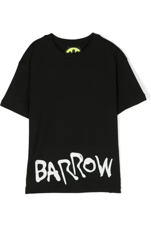 BARROW Teddy bear-print cotton T-shirt