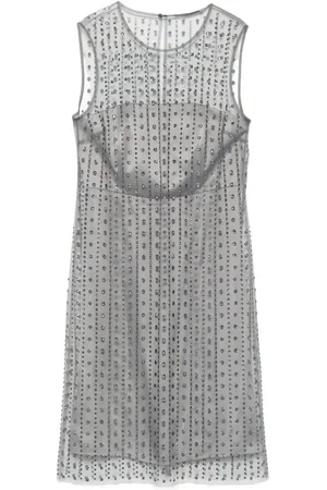 Luisa Cerano Mesh mini dress