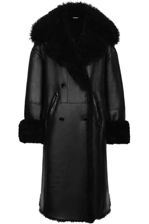 Dolce & Gabbana Wide-lapels shearling-lining coat