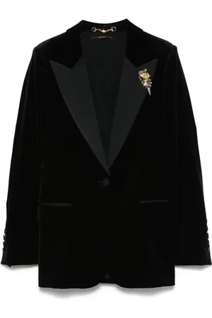Gucci 1990s velvet blazer
