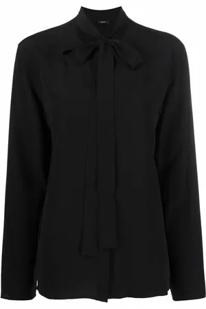 Joseph Bayne tie-fastening blouse