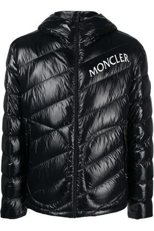 Moncler Shama logo-print quilted puffer jacket