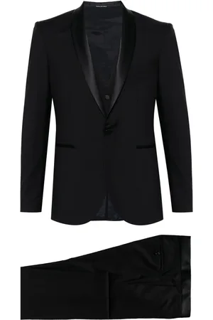 TAGLIATORE Virgin-wool tuxedo suit