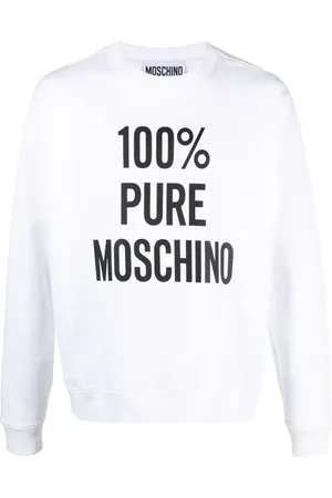 Moschino Logo-print cotton sweatshirt
