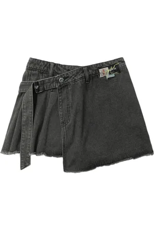 Musium Div. Wrap denim shorts