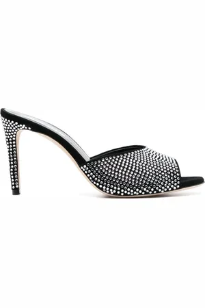 PARIS TEXAS Crystal-embellished sandals