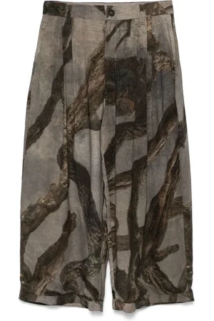 ZIGGY CHEN Graphic-print trousers