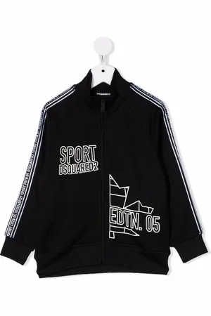 Dsquared2 Logo-print zipped jacket