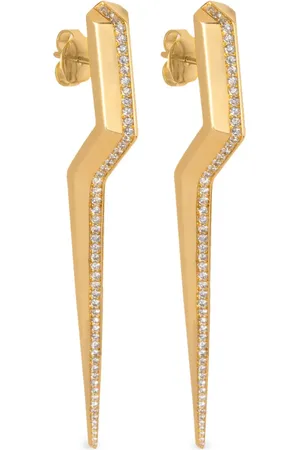 GAËLLE 18K yellow Hiatus diamond earrings
