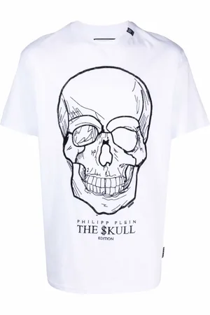 Philipp Plein Skull-print cotton T-shirt