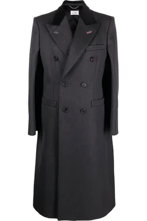 Maison Margiela Cavalry double-breasted wool coat