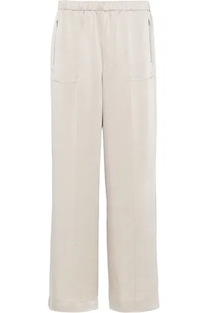 Vince Satin wide-leg trousers