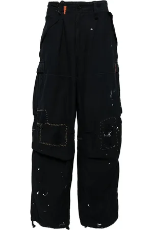Kolor Stitch-detailed cargo trousers