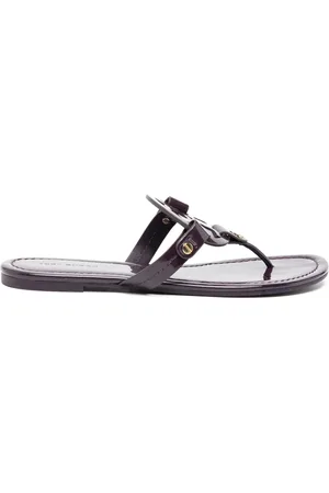 Tory Burch Miller logo-plaque leather sandals