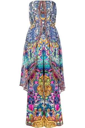 Camilla Strapless overlay jumpsuit