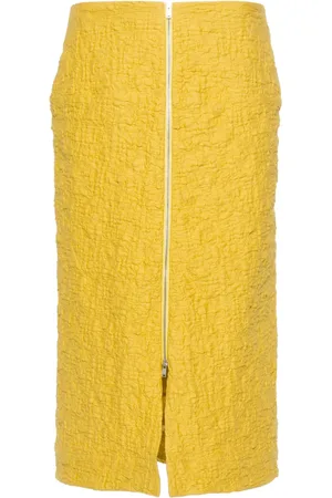 Jil Sander Cloqu?? midi skirt