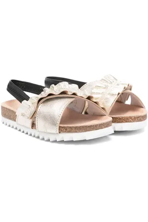 Le pandorine Open-toe leather sandals