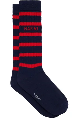 Marni Striped ribbed socks