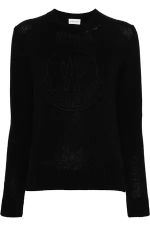 Moncler Embroidered-logo crew-neck jumper