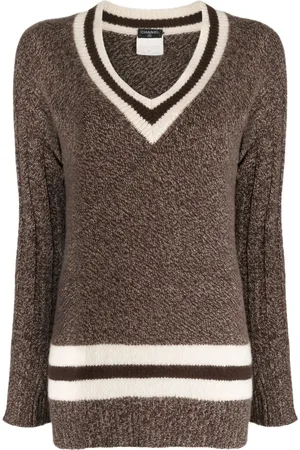 CHANEL 1996 CC wool jumper