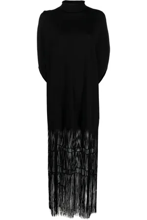 Khaite Olson fringed maxi dress