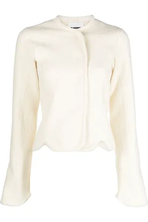 Jil Sander Off-centre cotton-wool blend jacket