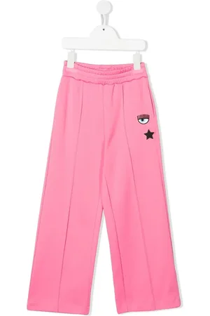 Chiara Ferragni Embroidered logo track pants