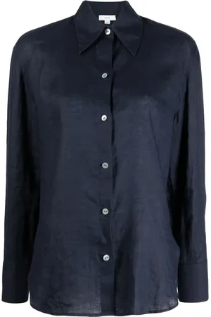 Vince Long-sleeve linen shirt