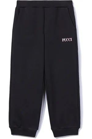 PUCCI Junior Logo-print cotton joggers