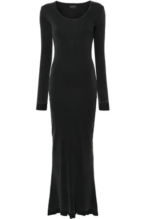 Balenciaga Distressed maxi dress