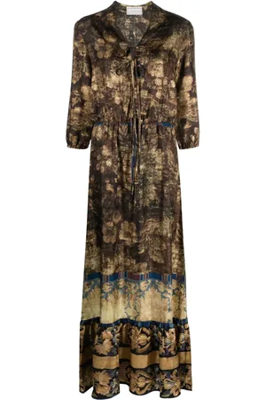 PIERRE-LOUIS MASCIA Aloe floral-print maxi dress