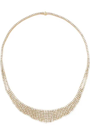 Anita 18kt yellow Selene diamond necklace