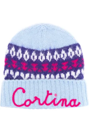 MC2 SAINT BARTH Motif-embroidered fair-isle beanie