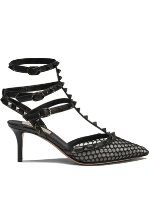 VALENTINO GARAVANI Mesh Rockstud pumps