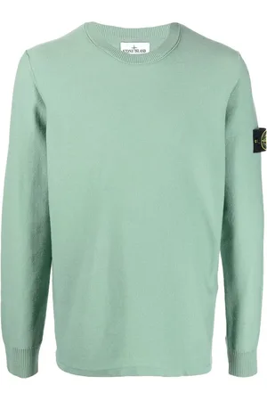 Stone Island Compass-patch crewneck jumper