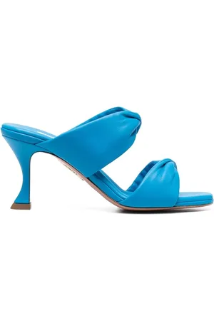 Aquazzura Twist-detail leather sandals