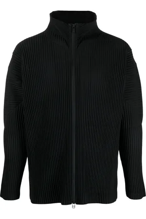 Issey Miyake Pleated plissé lightweight jacket