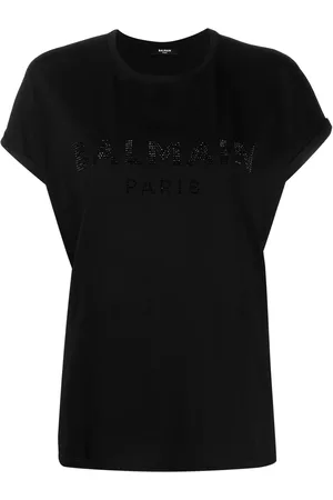 Balmain Embellished-logo T-shirt
