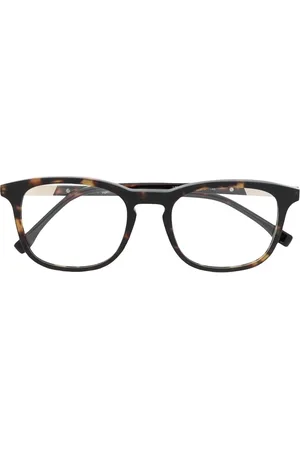 Lacoste Square-frame tortoiseshell glasses