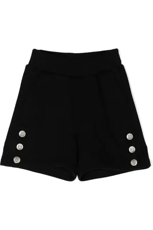 Balmain Elasticated-waistband cotton shorts