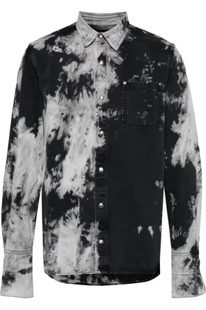 LGN LOUIS GABRIEL NOUCHI Tie-dye denim shirt