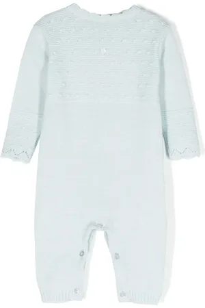 PATACHOU Crochet-knit cotton romper