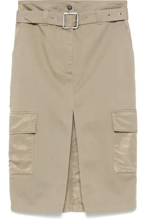 Pinko Belted cargo midi skirt