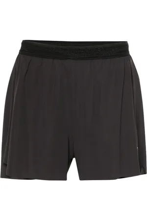 ROA Side-slit logo-print running shorts