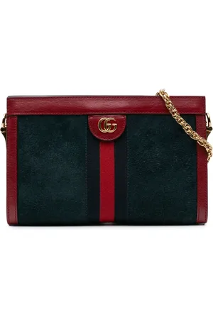 Gucci 2016-2024 Small Suede Ophidia Chain crossbody bag