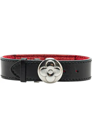 LOUIS VUITTON 2003 Leather Monogram Wish Bracelet costume bracelet