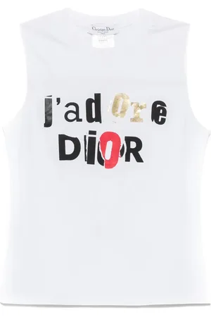 Dior Logo-print tank top