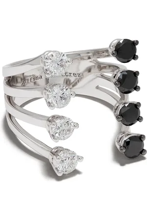 DELFINA DELETTREZ 18kt white gold Domino Dots diamond ring