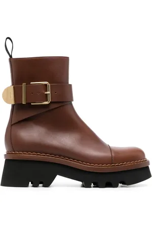 Chloé Owena ankle leather boots