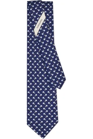 Salvatore Ferragamo Football-print silk tie